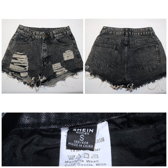 Womens/Jr Girls Denim & Cotton Short Lot of 5 Size 0/3 Garage Vanilla Star Shein - Picture 8 of 10